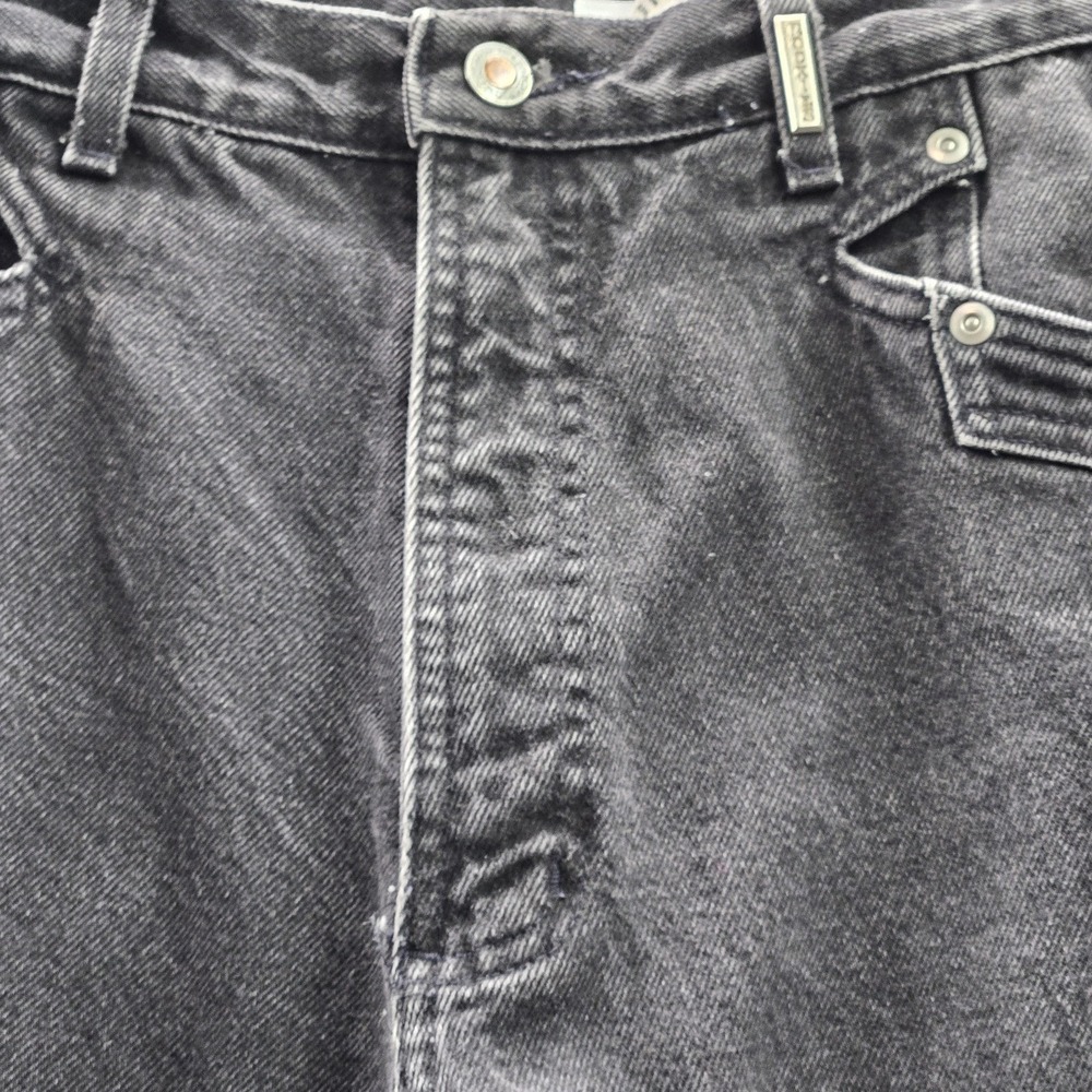 VINTAGE Rockies Women Jeans 29/9 X 36 Black Denim Western 36" Inseam Y2K - Picture 3 of 12